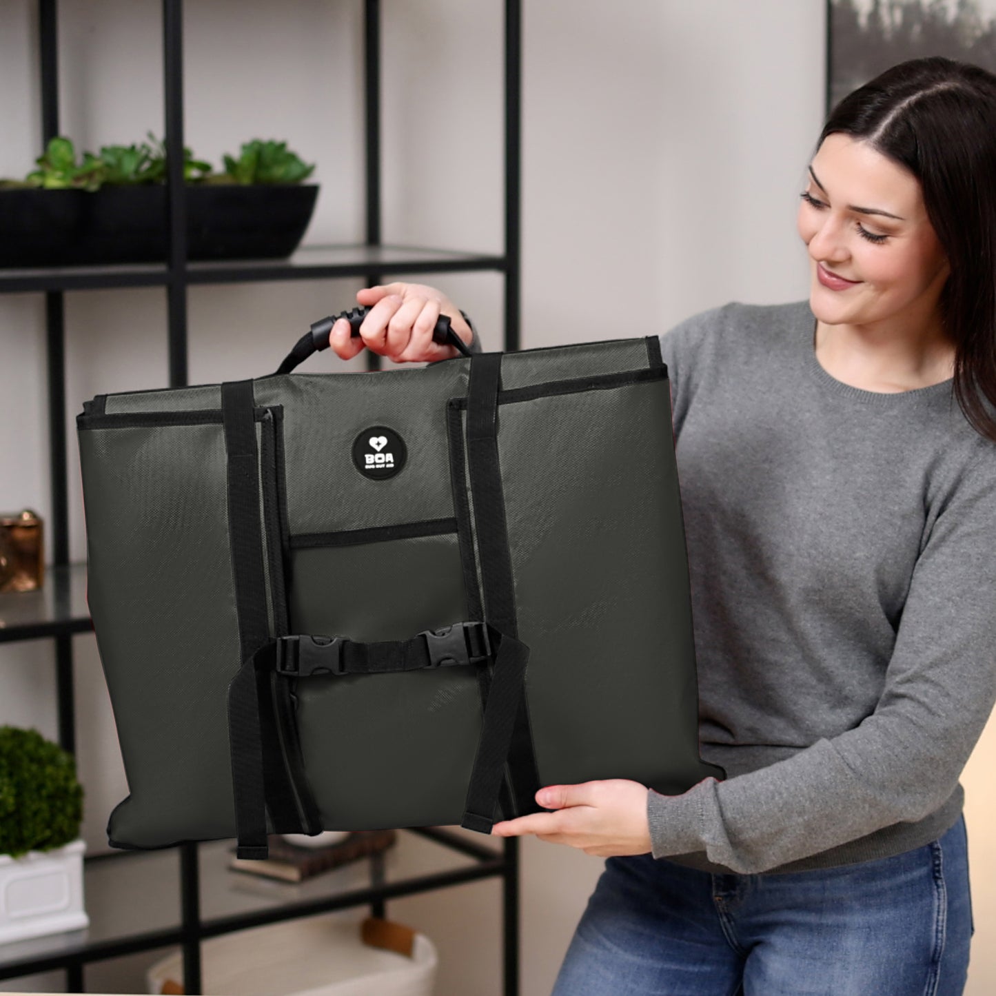 Army Green-BOA Foldable First Aid & Multipurpose Organizer Bag 40% OFF Use Code